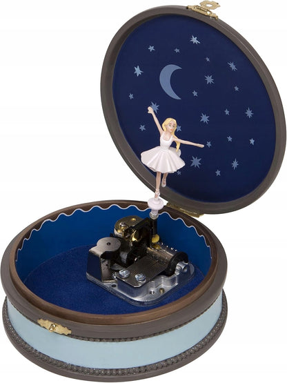 TROUSSELIER Ballerina music box in a metal case SWAN LAKE