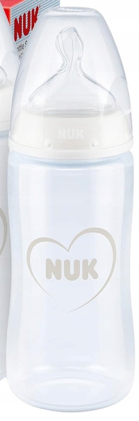 NUK First Choice+ 6–18 hónap CUMISÜVEG 300 ml hőmérsékletjelzővel