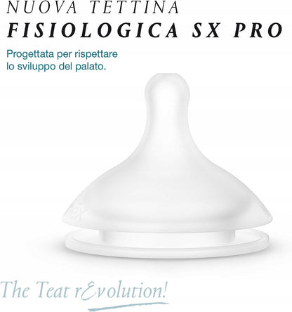 SUAVINEX fľaša so symetrickým cumlíkom SX PRO 270ml 3m+