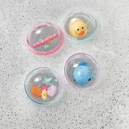 MUNCHKIN Float & Play bańki z grzechotkami do kąpieli 4 sztuki