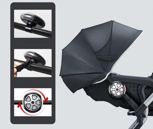 AIWORTHY IP65 lampada impermeabile per passeggino 8 cm 1 pezzo