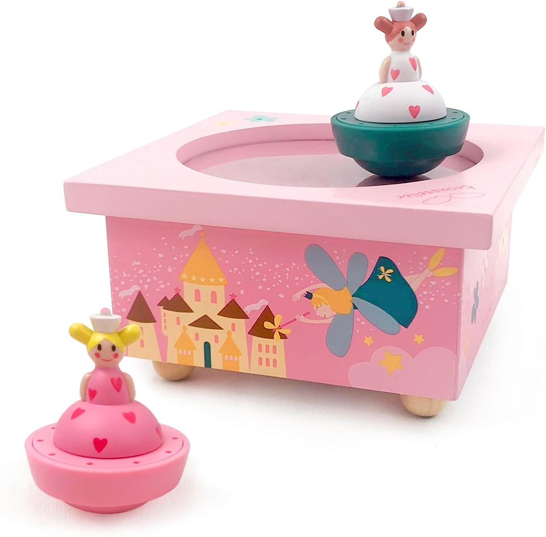 TROUSSELIER carillon magnetico in legno SORELLE PRINCIPESSE
