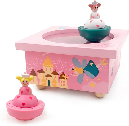 TROUSSELIER carillon magnetico in legno SORELLE PRINCIPESSE