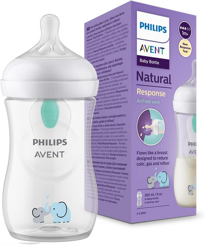PHILIPS AVENT Natural RESPONSE Flasche 260 ml 1m+ AIR FREE VENT
