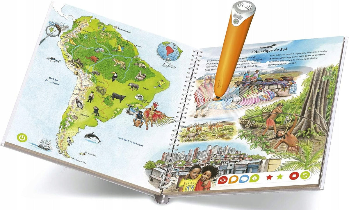 RAVENSBURGER TIPTOI атлас за интерактивната писалка ФРЕНСКА ВЕРСИЯ