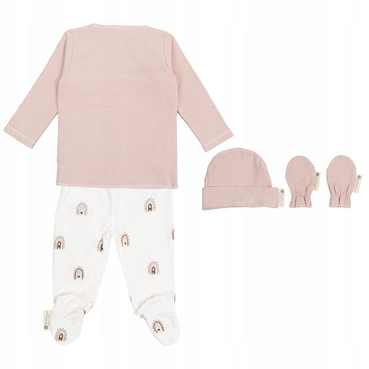BIMBI CASUAL conjunto de polainas y chaqueta 5 piezas 1-3 meses