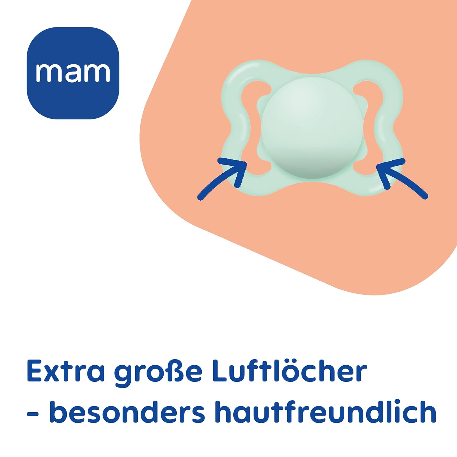 MAM Supreme Night silicone pacifier 0–6 months x2