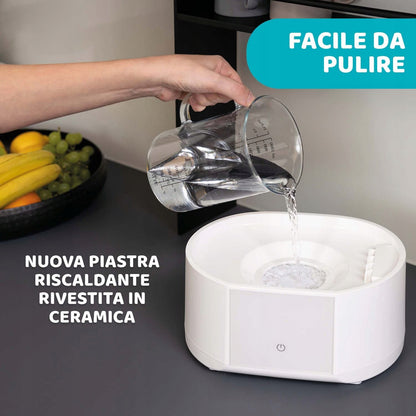 CHICCO sterylizator parowy z suszarką All in One, biały, elektryczny, do butelek i małych przedmiotów