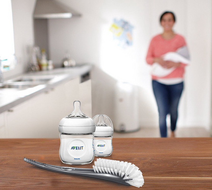 PHILIPS AVENT SCF145/08 perie pentru curățarea tetinelor și biberoanelor + husă