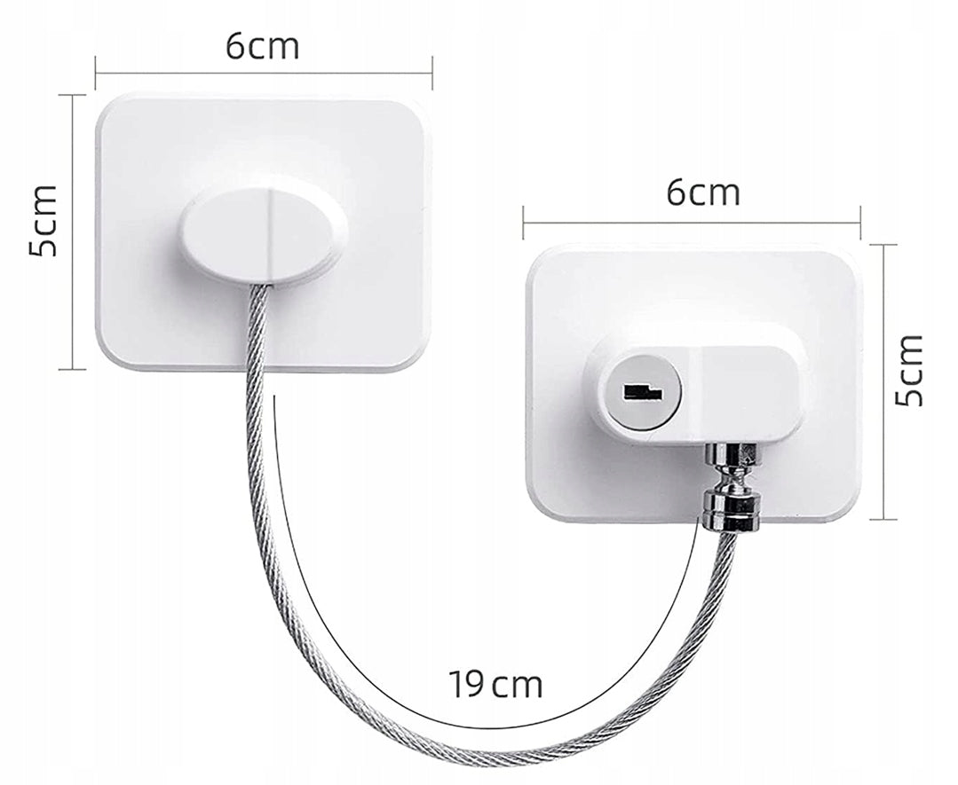 CHILD SAFETY LOCK varovalo za omarice in predale 1 kos