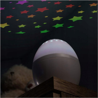 REER Starlino lampka nocna i projektor gwiazd 4 kolory LED