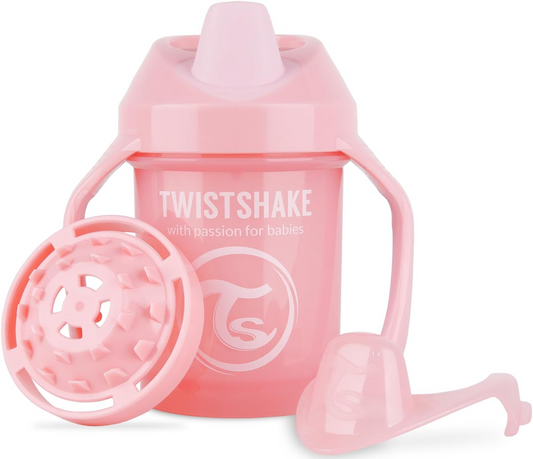 TWISTSHAKE Mini Cup kubek niekapek z ustnikiem i blenderem 230 ml 4 m+