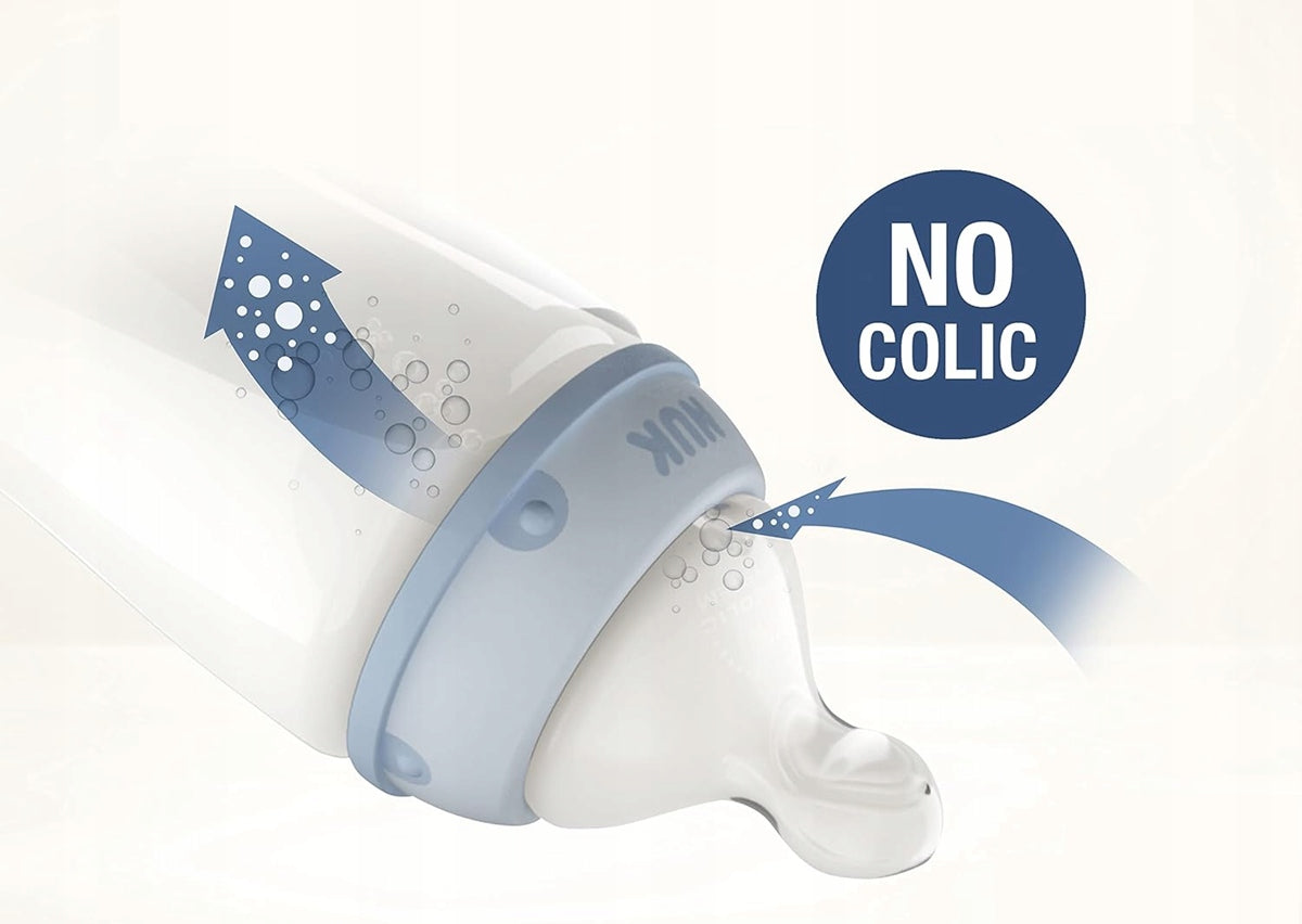 NUK First Choice+ 0-6 m BUTELKA 300 ml wskaźnik temperatury KUBUŚ PUCHATEK