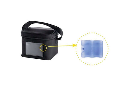 MEDELA torba chłodząca do 4-ech butelek 150ml, czarna z wkładem chłodzącym