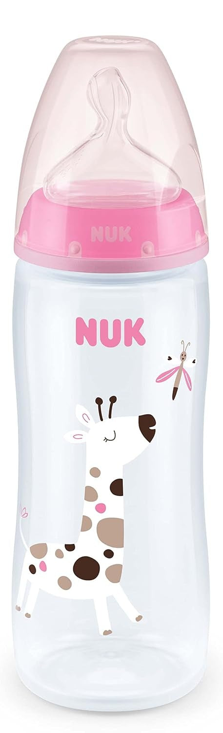 NUK First Choice+ butelka 360 ml smoczek XL 6-18 m ŻYRAFA