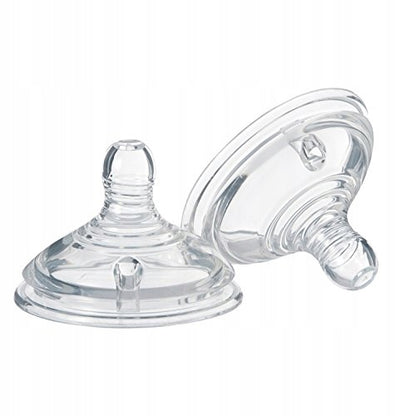 TOMMEE TIPPEE Closer to Nature bottle nipples x2