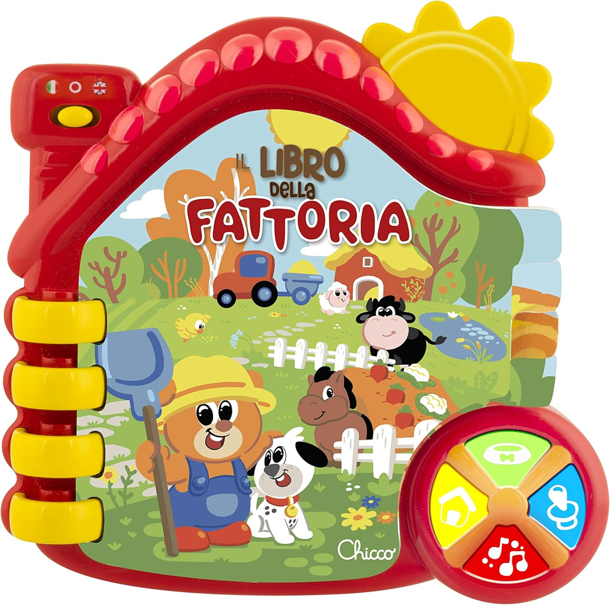CHICCO Ferma – carte educativă electronică LIMBA ENGLEZĂ și ITALIANĂ