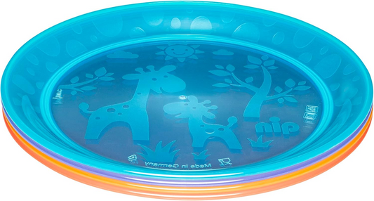 platos para niños 4 unidades 19 cm 6 m+