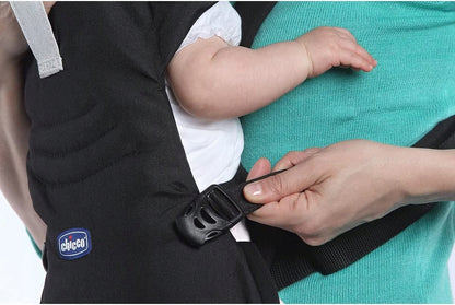 CHICCO EASY FIT nosidełko ergonomiczne, czarne nosidło dla niemowląt od urodzenia, z bezpiecznym zapięciem