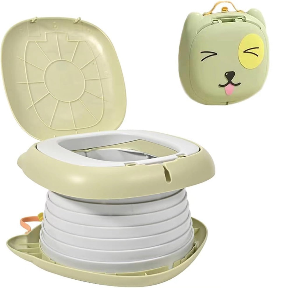 SOSINYA faltbares Reise-Nachttopf tragbare Toilette + Beutel und Etui
