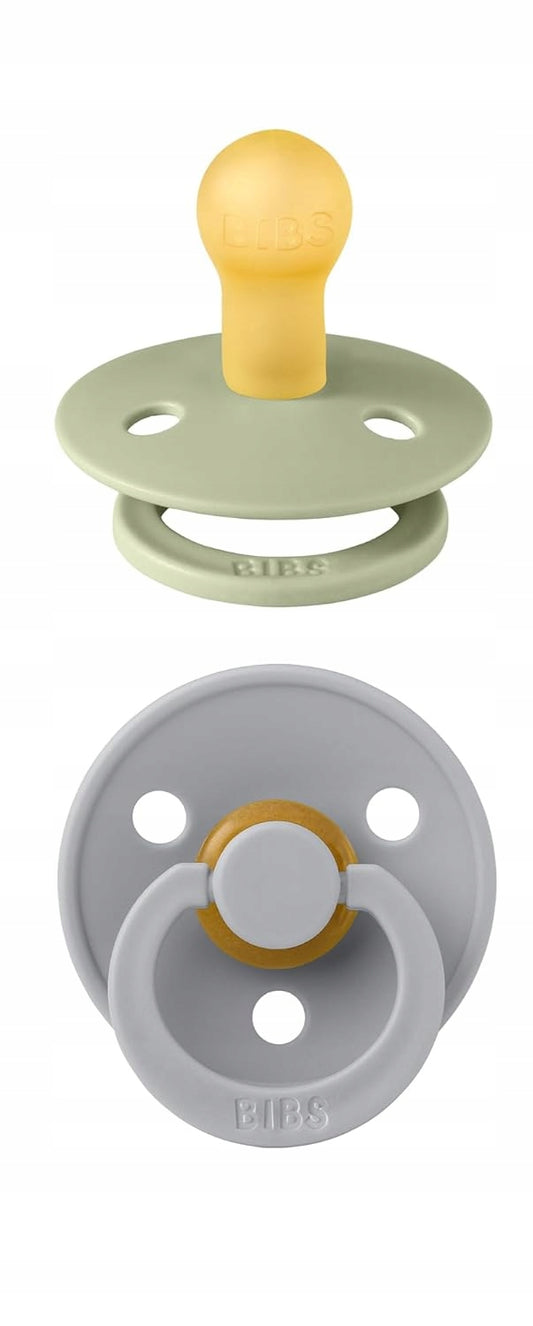BIBS COLOUR cumlíky 2pack kaučuk 0-6 msc