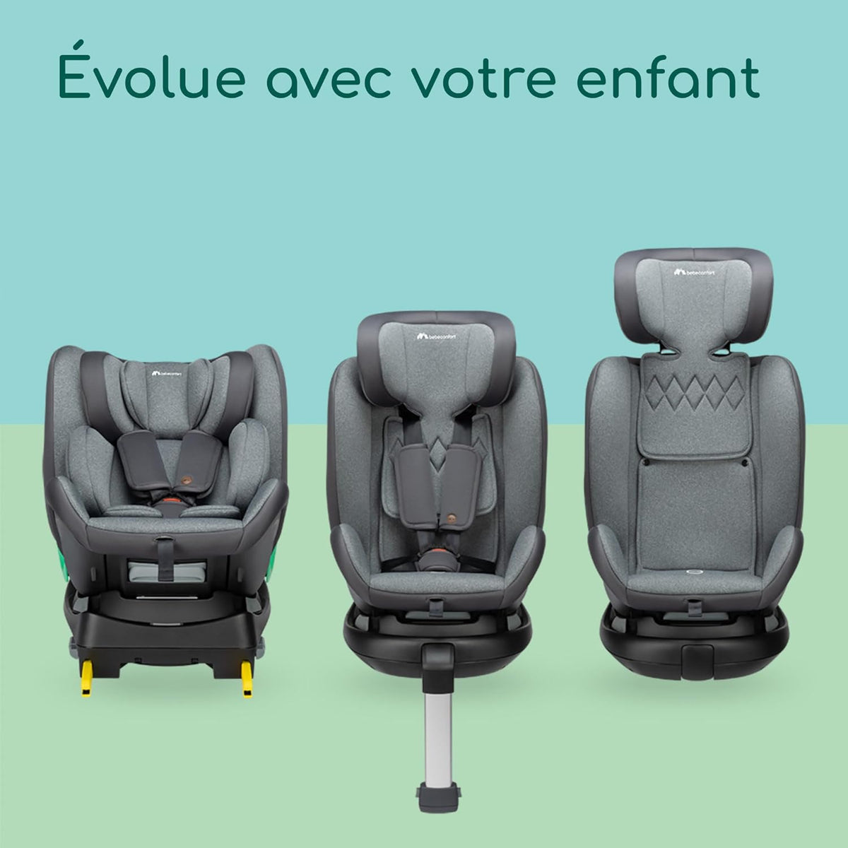 BEBECONFORT EVOLVEFIX PLUS I-SIZE Kindersitz 0-36 Monate 360° mit ISOFIX-Basis