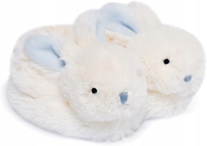 DOUDOU et COMPAGNIE weiche Babyschuhe mit Rasseln HÄSCHEN