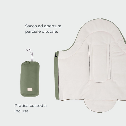 MOOVO NUVITA univerzálny fusak do kočíka 0-6 mes. 80cm