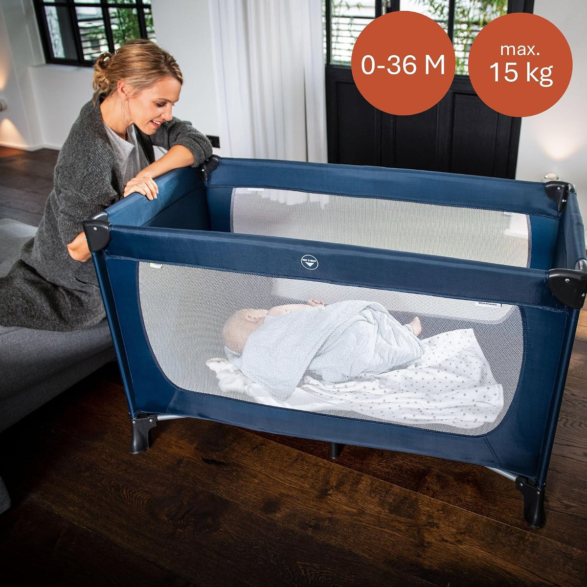 Hauck Dream N Play Plus łóżeczko turystyczne 120x60 do15kg