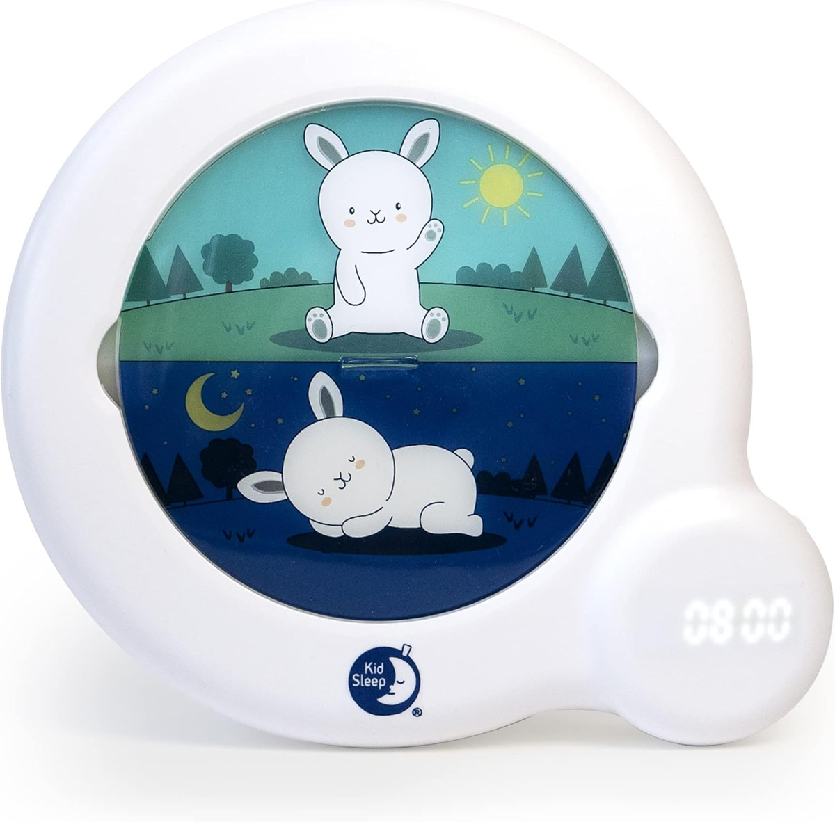 PABOBO Kid Sleep Essential 3 en 1 reloj despertador de entrenamiento luz nocturna 18 x 20 cm