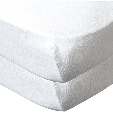 Babycalin prześcieradła z gumką białe 70x140 cm x2