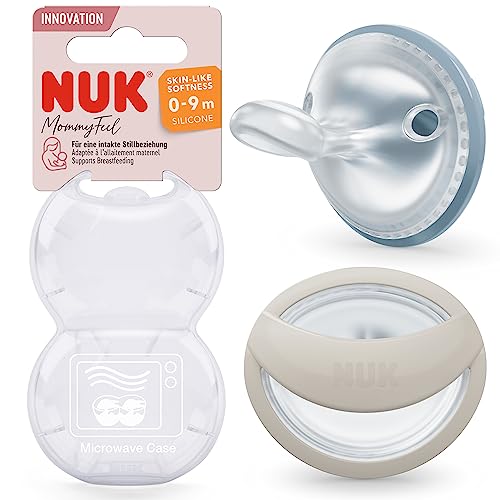NUK MommyFeel nyugtató cumik 0-9 hón. 2 db