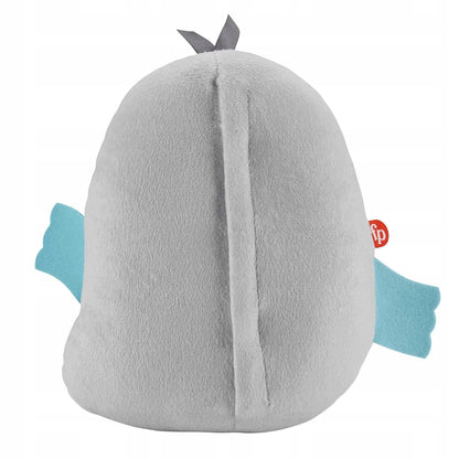 FISHER-PRICE Chill Vibes Robbe Plüschtier mit Melodien und Vibrationen 17 cm