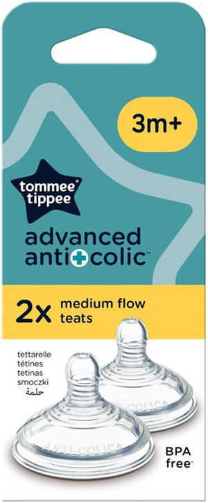 TOMMEE TIPPEE smoczki ADVANCED ANTI-COLIC 3msc+ x2