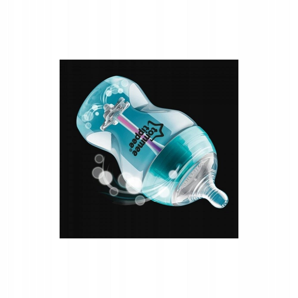 TOMMEE TIPPEE zestaw startowy advanced anti-colic 0+ butelka antykolkowa 260 ml z zaworkiem