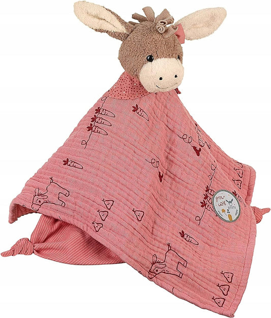 STERNTALER Donkey Emmi26cmcuddle blanketage 0 +colour redmaterial cotton, plushnew condition
