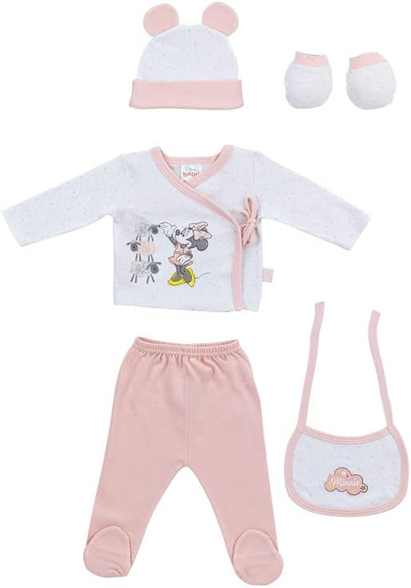 INTERBABY conjunto de presente em algodão pijama, gorro, meias, babete