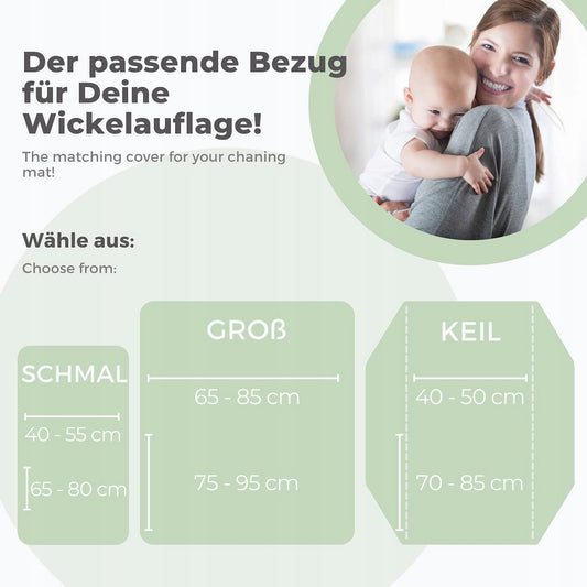 LILLY AND BEN 2x pokrowiec frotte na przewijak – zdjęcie produktu 2