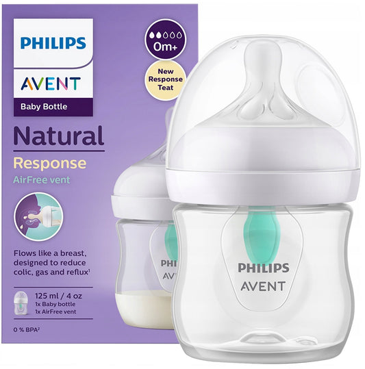 PHILIPS AVENT Natural RESPONSE biberon 125 ml 0m+ AIRFREE VENT