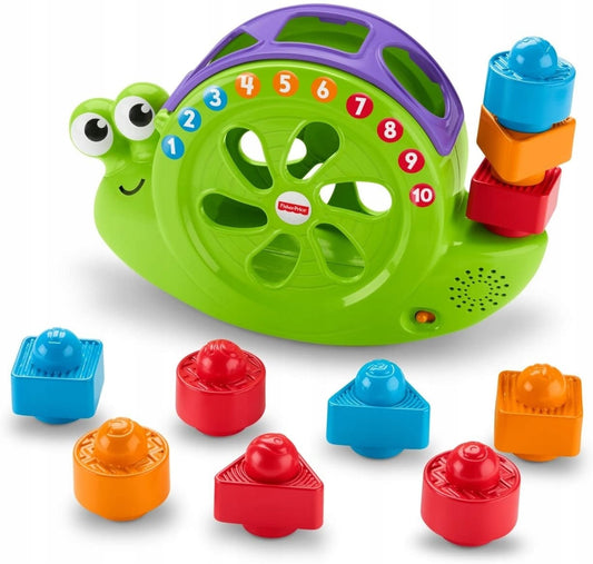 FISHER-PRICE FRB88 interaktivní hudební šnek NĚMECKÝ JAZYK