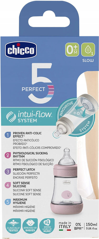 CHICCO Perfect5-flaska 0m+ 150ml