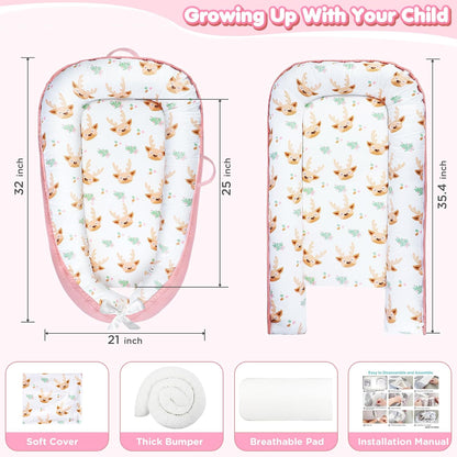 URMYWO Babykokon Nest 0-12 Monate