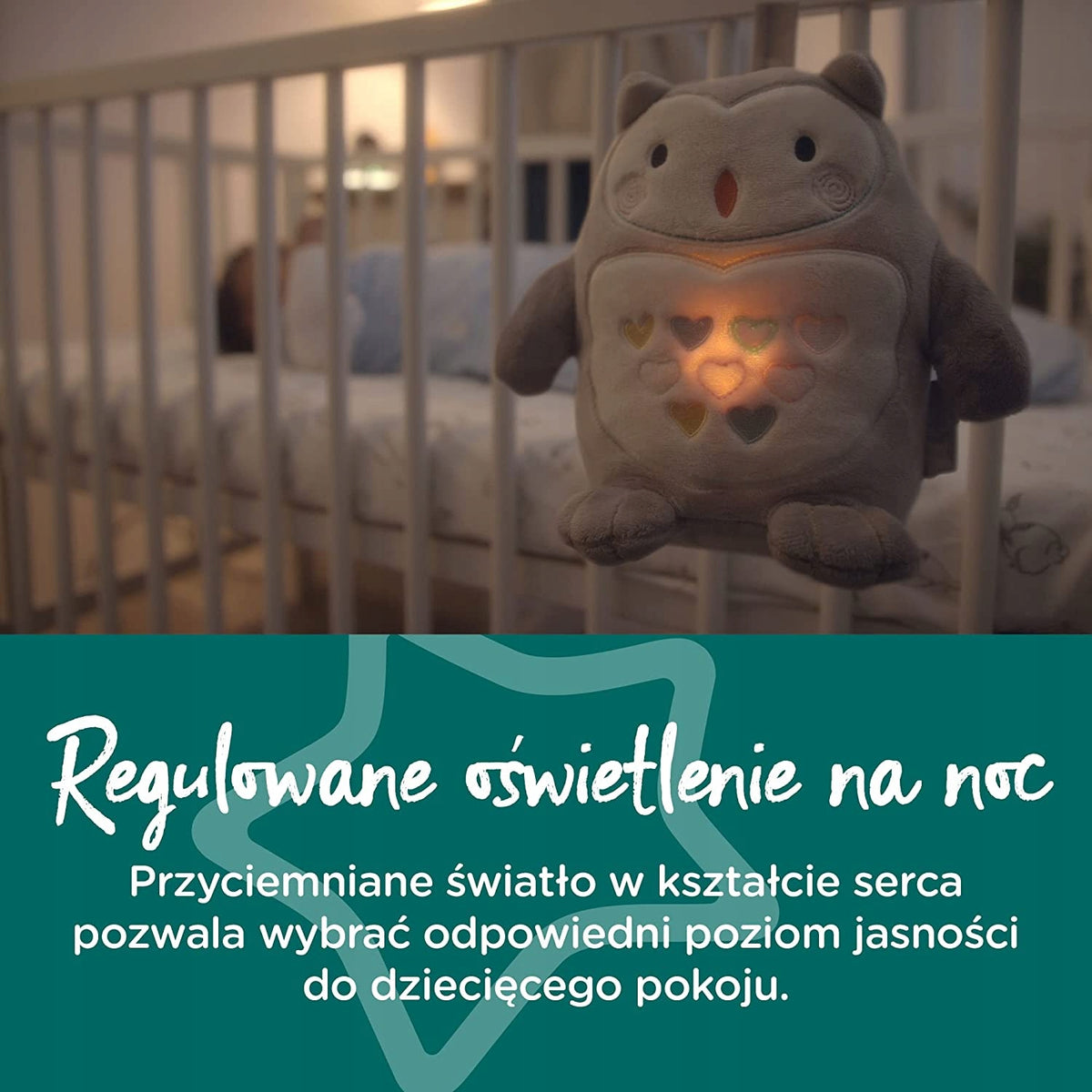 TOMMEE TIPPEE Sowa Ollie PRZYTULANKA dźwięki bez lampki