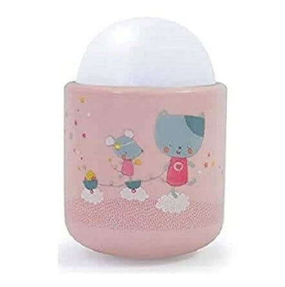 PABOBO Nomade bezprzewodowa lampka nocna 8x5 cm różowa lampka nocna LED dla dziecka