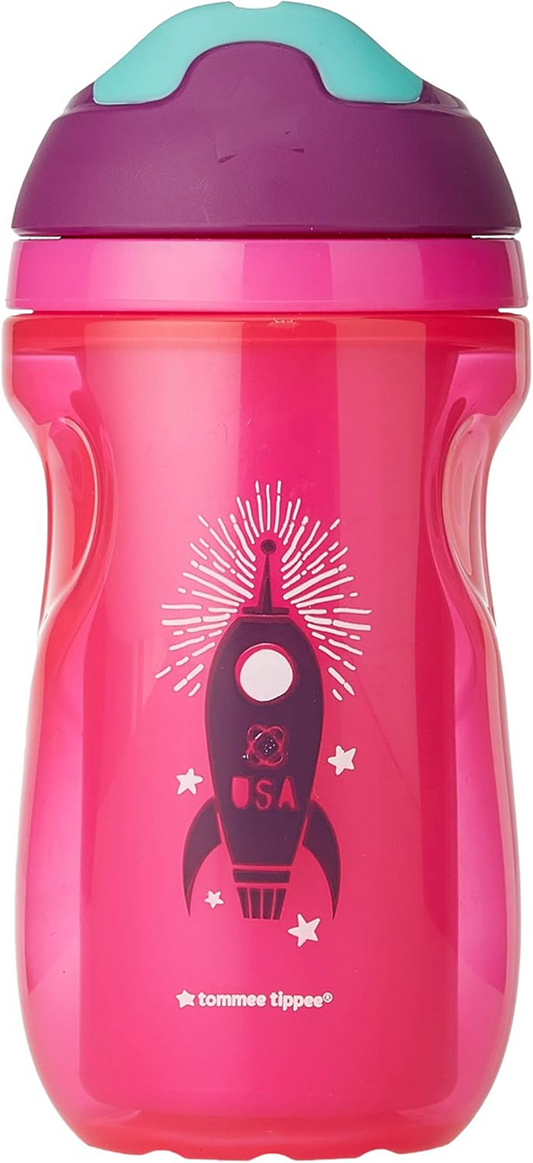 TOMMEE TIPPEE Drinking Cup termohrnek netekoucí s náustkem 260ml 12m+
