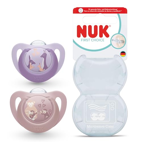 Suzete din silicon NUK First Choice, 2 buc., 6–18 luni