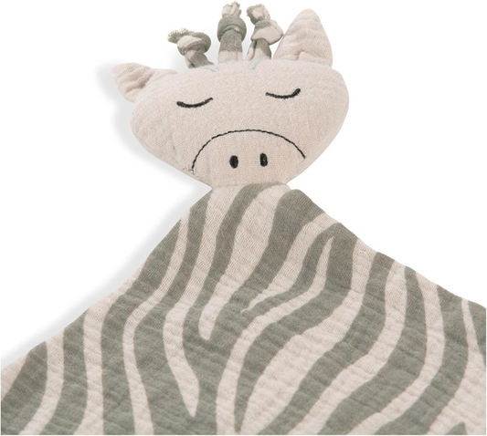 HAUCK Cuddle N Play doudou en mousseline 25 x 25 cm ZEBRA SAGE