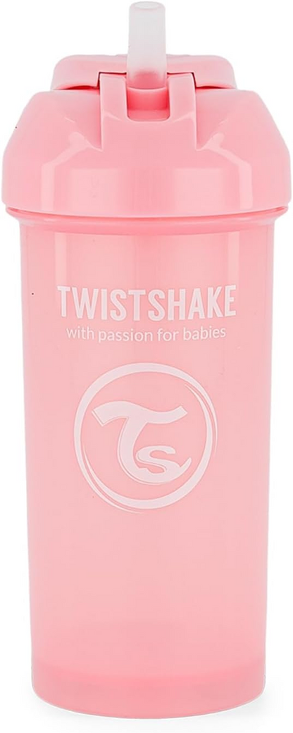 TWISTSHAKE Straw Cup Trinklernbecher mit Strohhalm, auslaufsicher, 360 ml, ab 6 Monaten