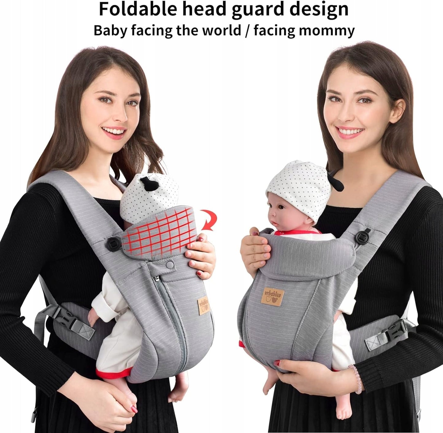 VRBABIES marsupiu ergonomic