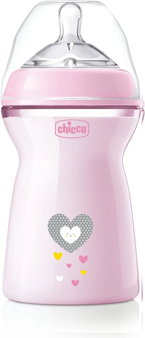 CHICCO NaturalFeeling μπιμπερό 330 ml 6 m+ γρήγορη ροή